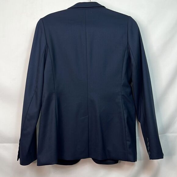 GAP Navy Blue single button blazer size 8 EUC - Picture 9 of 15